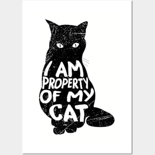 Funny Saying Meme Cute Black Cat Lover Mom Kitten Lady Dad Posters and Art